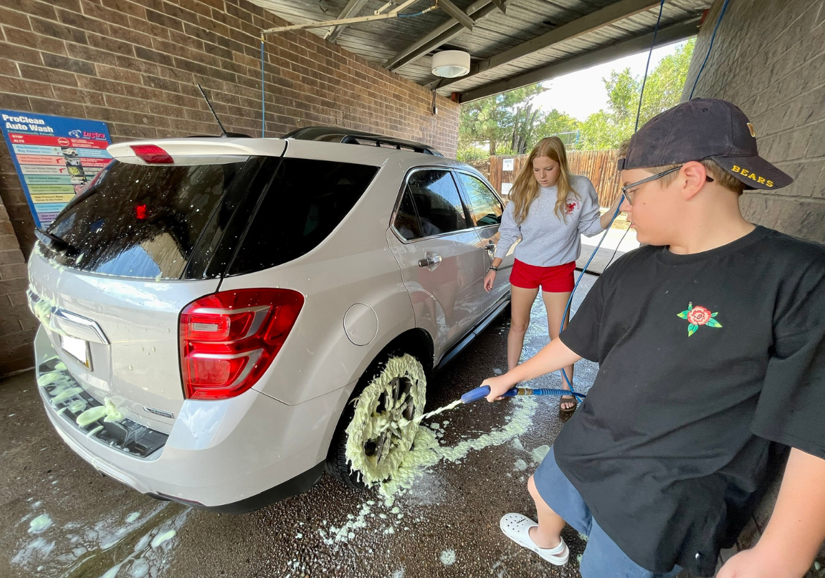 Self Serve car wash options available